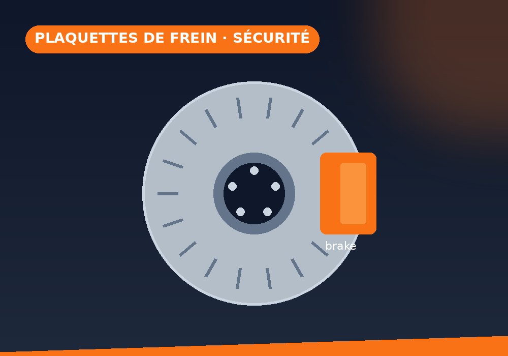 Changement des plaquettes de frein à Poincy